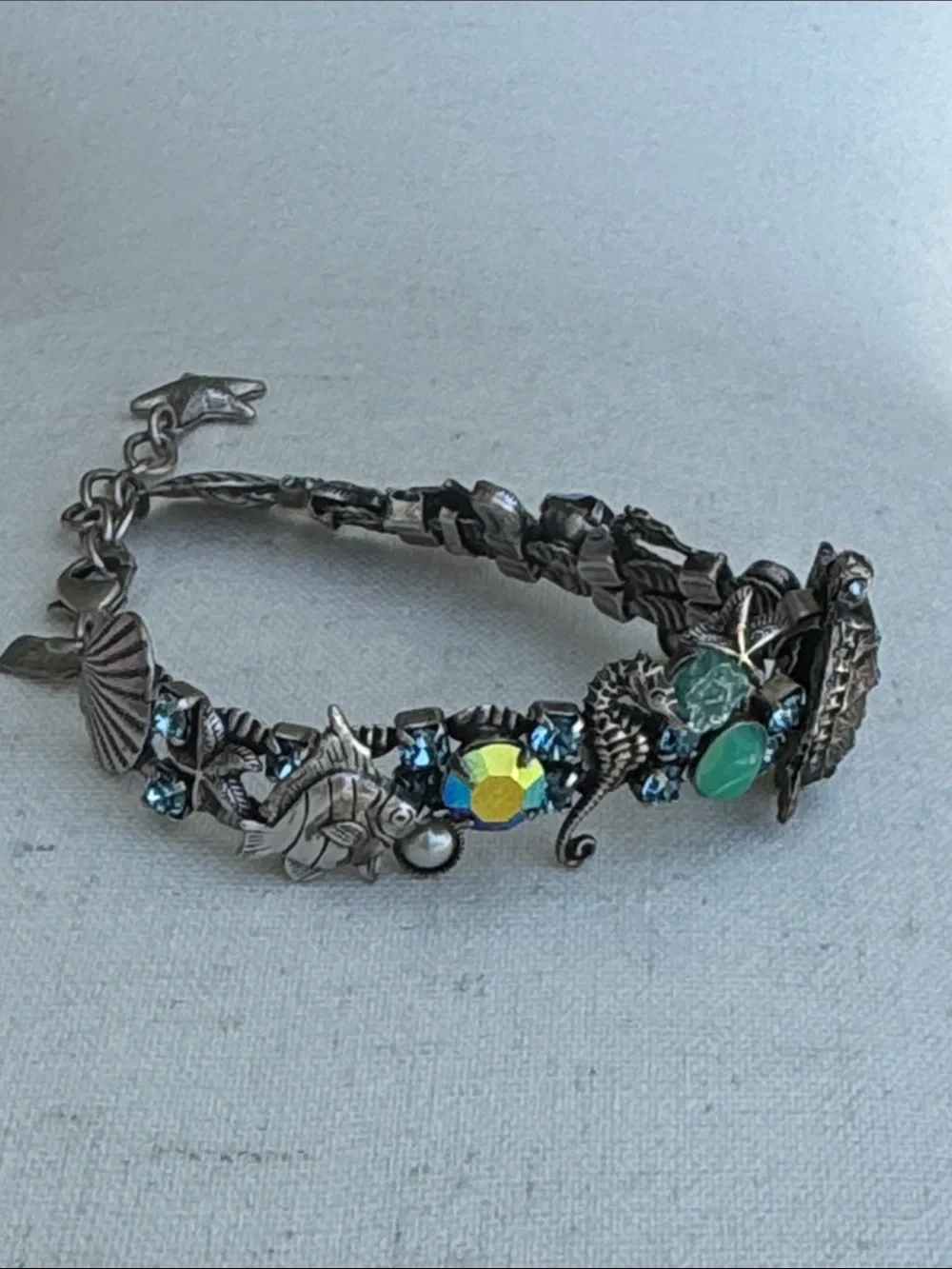 Mary DeMarco turtle and beach inspired adjustable bracelet - Picture 3 of 5